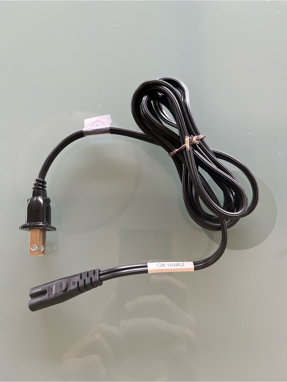 NWT I-Sheng E-55943 QK 18862 Monitor Power Cord 7A 125V 1250W Two Prong